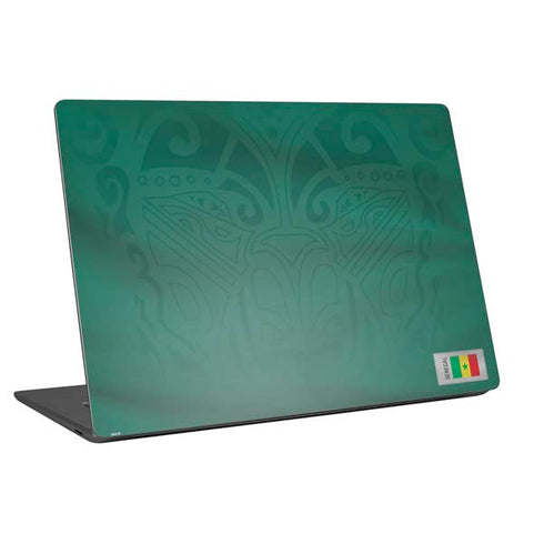 Senegal Soccer Flag Laptop Skins